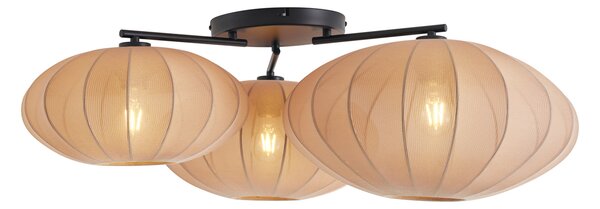 Plafoniera Japandi marrone 3 luci - Multi Bida