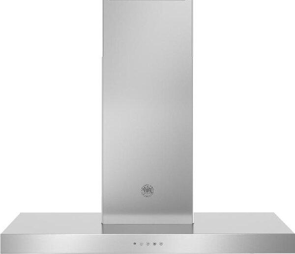 Bertazzoni Cappa Cucina Aspirante a Parete Larghezza 90 cm Profondit 45 cm Classe B colore Acciaio Inox - KT90P1XV Serie Master