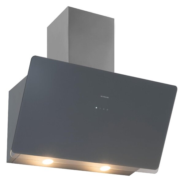 Silverline Cappa Cucina Aspirante a Parete Larghezza 90 cm Profondit 41 cm Classe Energetica A colore Nero - 3457 SOHO