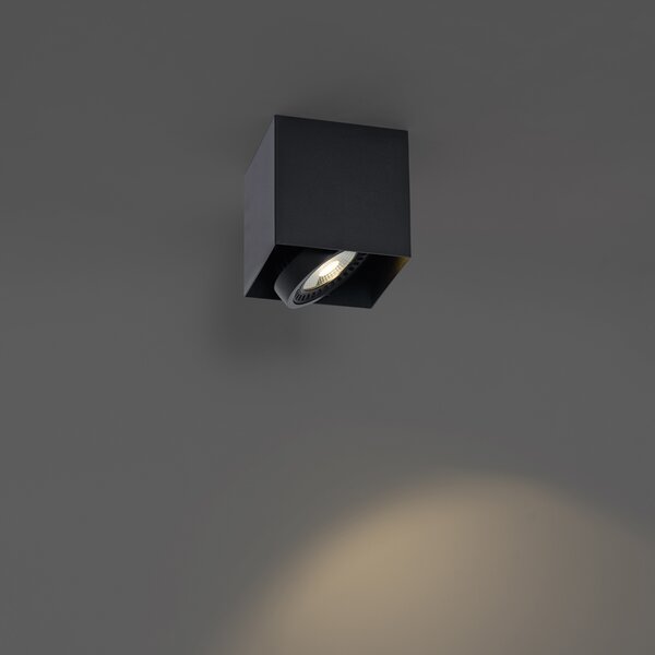 Faretto moderno da superficie nero con LED dimmerabile - Dionysos