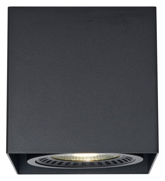 Faretto moderno da superficie nero con LED dimmerabile - Dionysos