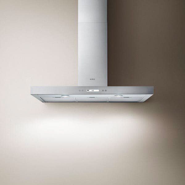 Elica Cappa Cucina Aspirante a Parete Larghezza 90 cm Profondit 45 cm colore Acciaio - PRF0097373 SPOT PLUS IX/A/90