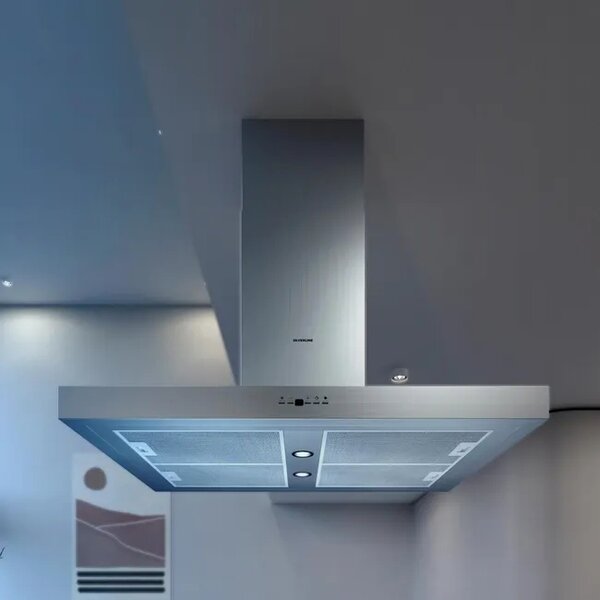 Silverline Cappa Cucina Aspirante ad Isola Larghezza 90 cm Profondit 66 cm colore Inox - 4110 90