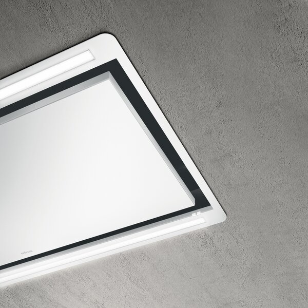 Elica Cappa Cucina Aspirante da Incasso a Soffitto Larghezza 100 cm colore Bianco - PRF0173442A HILIGHT-X H16 WH/A/100