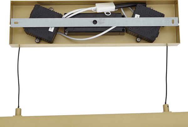 Lampada a sospensione moderna in ottone con vetro trasparente con LED Easylift - Catch