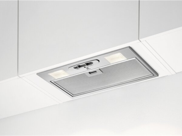Electrolux Cappa Cucina Aspirante da Incasso Sottopensile Larghezza 52 cm colore Grigio - LFG235S