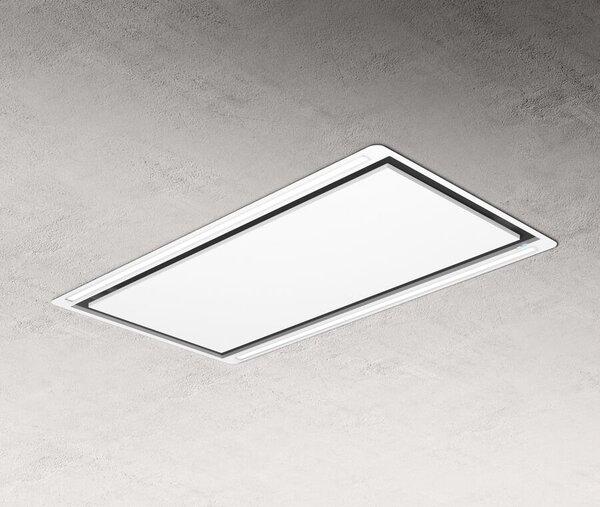 Elica Cappa Cucina Aspirante da Incasso a Soffitto Larghezza 100 cm colore Bianco - PRF0173442A HILIGHT-X H16 WH/A/100