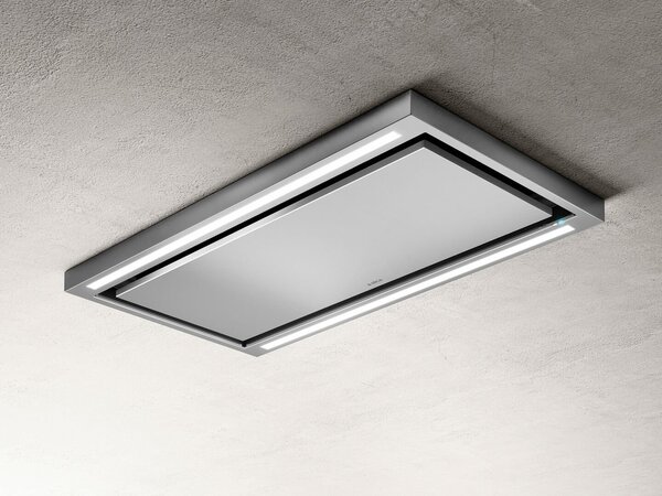 Elica Cappa Cucina Aspirante da Incasso a Soffitto Larghezza 90 cm colore Acciaio Inox - CLOUD SEVEN IX/A/90 PRF0142094 Cloud Seven