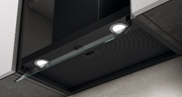 Elica Cappa Cucina Aspirante da Incasso Larghezza 120 cm Classe A colore Nero Boxin LX/BL MAT/A/120 - PRF0172168