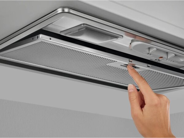 Electrolux Cappa Cucina Aspirante da Incasso Sottopensile Larghezza 52 cm colore Grigio - LFG235S