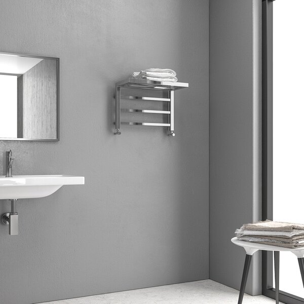 Kamalu scaldasalviette termoarredo mensola 350x500mm modello kam-d1000