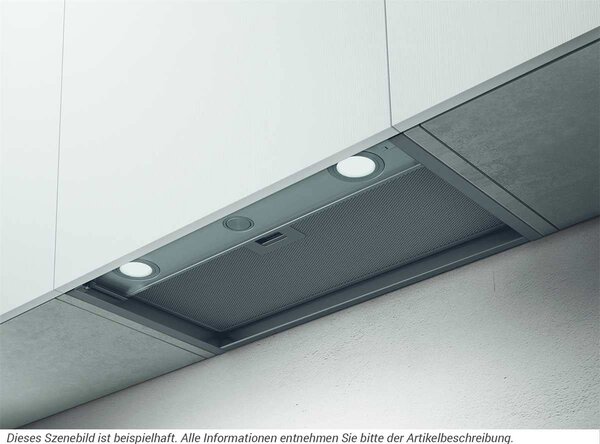 Elica Cappa Cucina Aspirante da Incasso Sottopensile Larghezza 60 cm colore Nero - PRF0172166 BOXIN LX/BL MAT/A/60