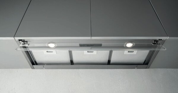Silverline Cappa Cucina Aspirante da Incasso Sottopensile Larghezza 60 cm colore Inox - 3129.6.733.09