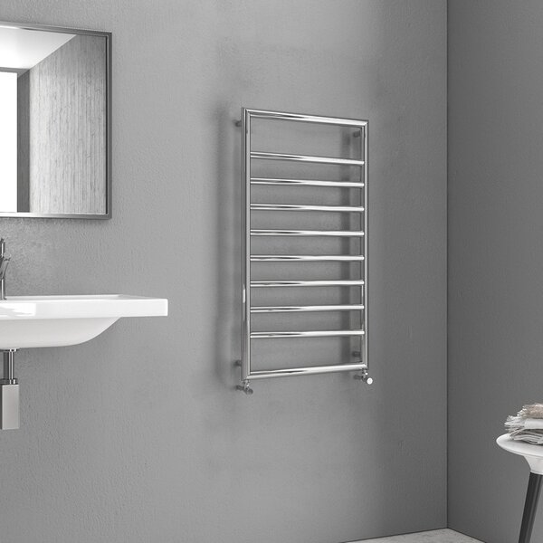 Kamalu scalda salviette bagno 900x500mm cromato interasse 462 mm kam-d7009c