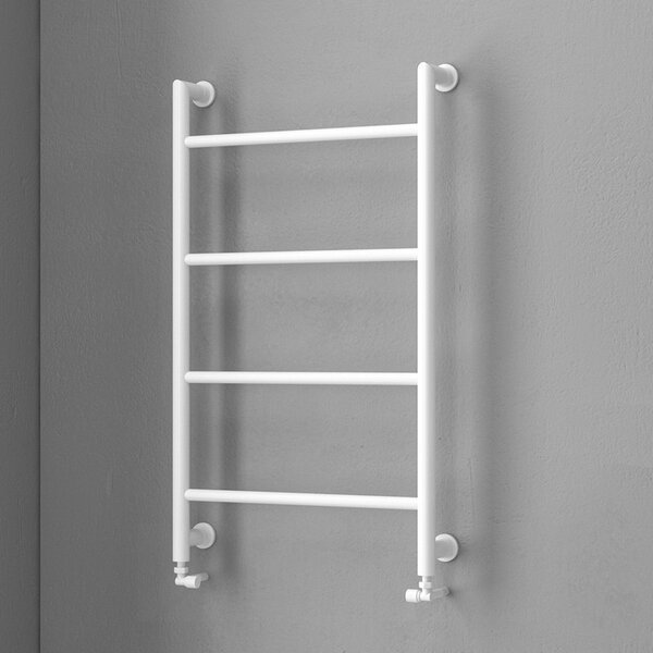 Kamalu termoarredo scaldasalviette 900x560mm colore bianco opaco kam-d6009b