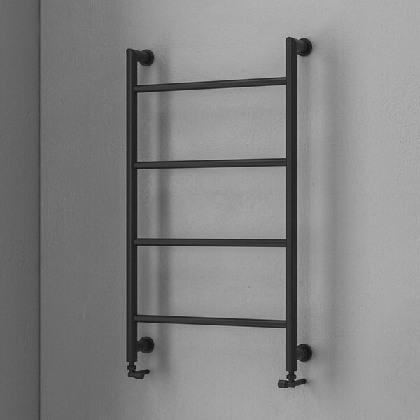Kamalu termoarredo scaldasalviette 900x560mm nero opaco kam-d6009n
