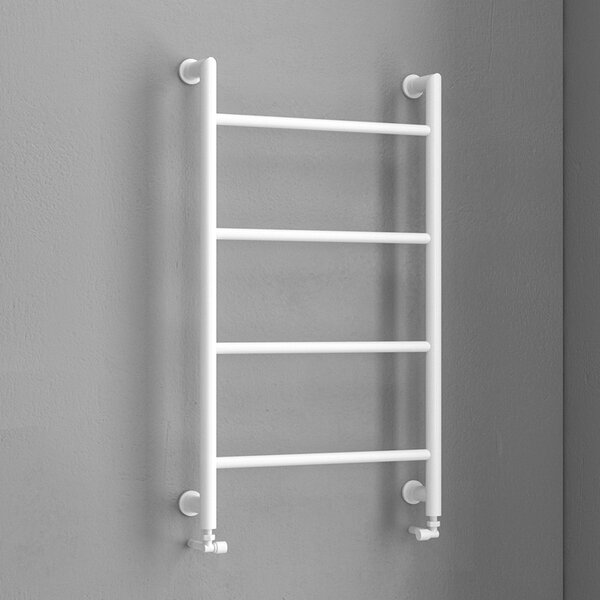 Kamalu termoarredo scaldasalviette 900x560mm colore bianco opaco kam-d6009b