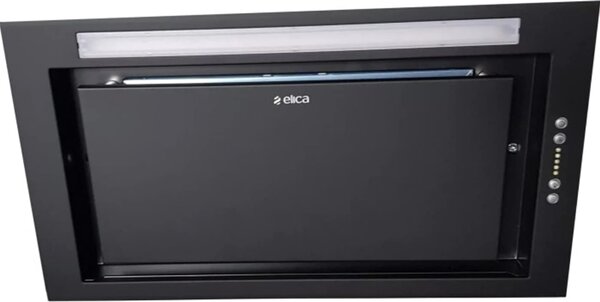 Elica Cappa Cucina Aspirante da Incasso Sottopensile Larghezza 72 cm finitura Nero effetto soft touch - PRF0165834 LANE BL MAT/A/72