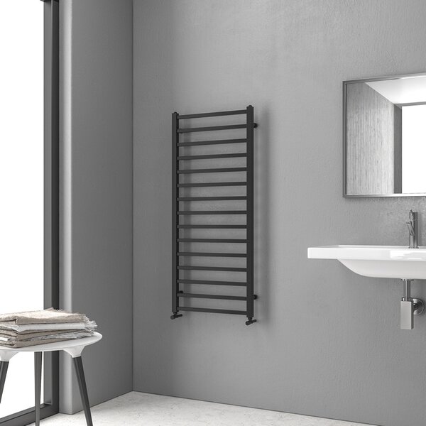 Kamalu termoarredo colore nero opaco 1000x500 mm modello kam-378n