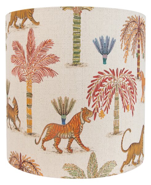Paralume in tessuto multicolore con stampa animalier 40/40/40