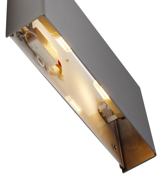 Lampada da parete moderna color canna di fucile a 2 luci - Otan