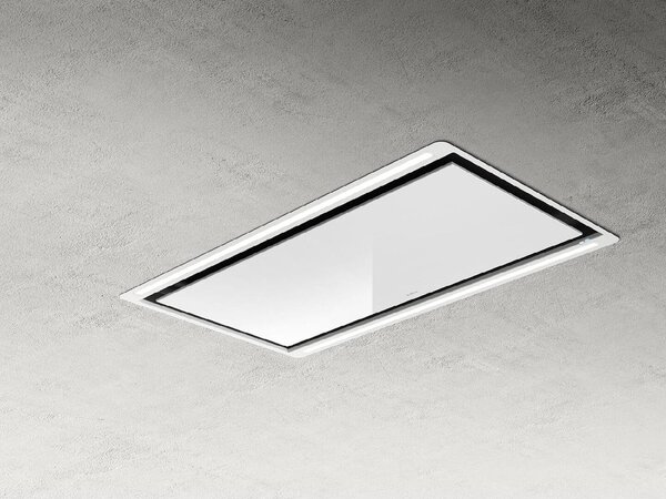 Elica Cappa Cucina Aspirante Incasso a Soffitto Larghezza 100 cm Classe A colore Bianco - PRF0167044