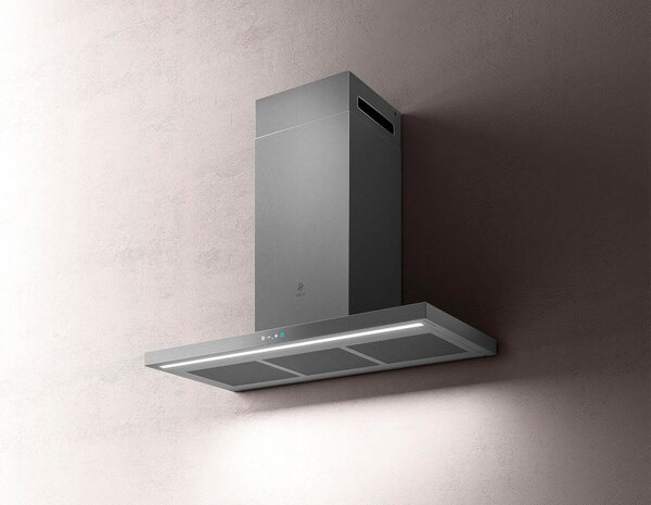 Elica Cappa Cucina Aspirante da Parete Larghezza 90 cm colore Inox - PRF0144969 THIN IX/A/90 Thin
