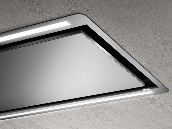 Elica Cappa Cucina Aspirante Incasso a Soffitto Larghezza 100 cm colore Inox - PRF0167045 HILIGHT-X
