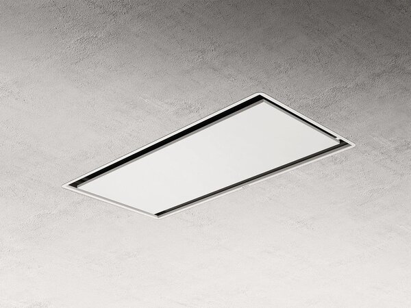 Elica Cappa Cucina Aspirante Incasso a Soffitto Larghezza 100 cm Pannellabile + cornice inox - PRF0146250 ILLUSION H30 PAINT/A/100