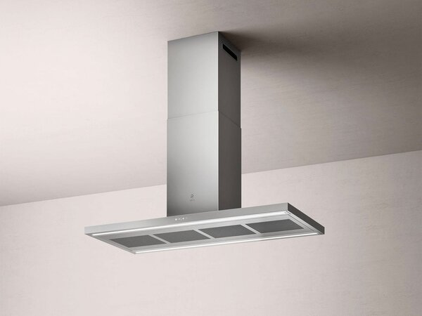 Elica Cappa Cucina Aspirante Isola Larghezza 120 cm colore Acciaio Inox - PRF0144973 THIN ISLAND IX/A/120 Thin Island