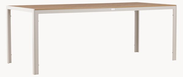 Tavolo da giardino con piano effetto legno Break, 205 x 90 cm