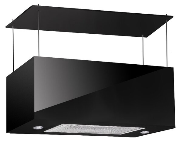 Samet Cappa Cucina Aspirante Isola Larghezza 60 cm Profondit 43 cm Classe A colore Cristallo Nero - Diamond Samet