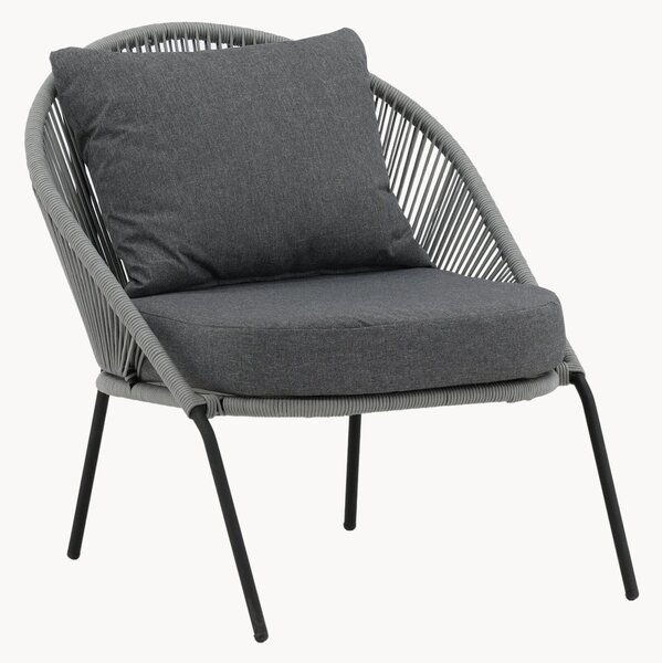 Set di 2 poltrone da giardino impilabili Lindos