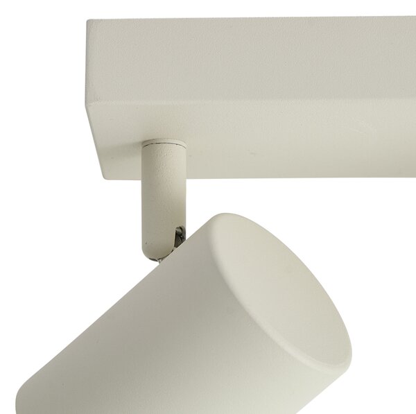 Faretto da soffitto moderno beige 3 luci regolabile - Jeana