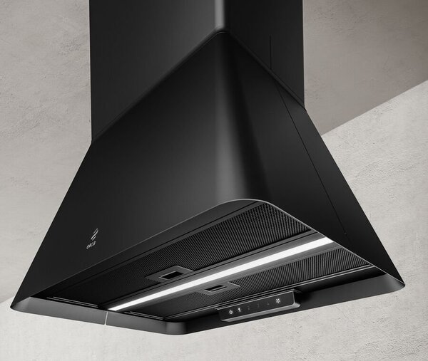 Elica Cappa Cucina Aspirante Isola Larghezza 60 cm colore Nero - PRF0164784