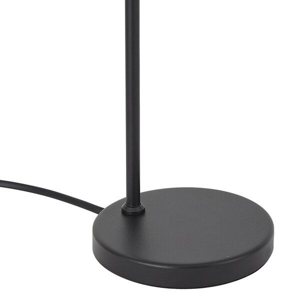 Lampada da tavolo moderna nera con LED e dimmer touch - Neva
