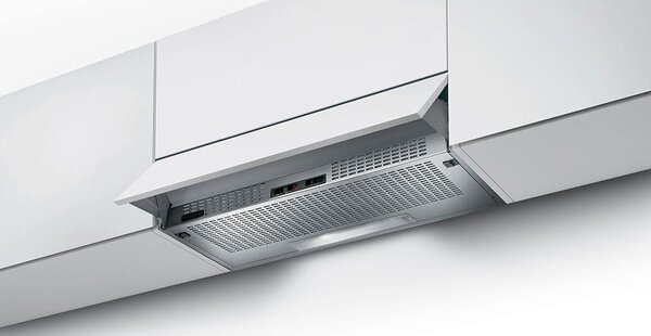 Faber Cappa Cucina Aspirante Sottopensile da Incasso Larghezza 60 cm colore Light Grey - 315.0547.814 | 2152 SRM LG A60