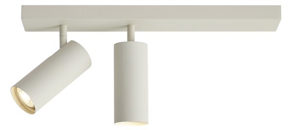 Faretto da soffitto moderno beige 2 luci regolabile - Renna