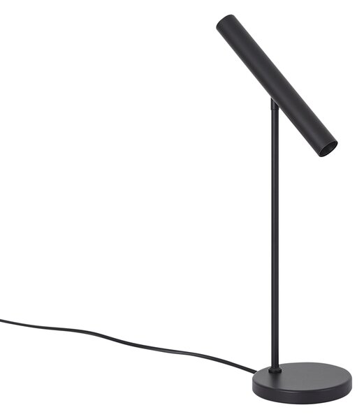 Lampada da tavolo moderna nera con LED e dimmer touch - Neva