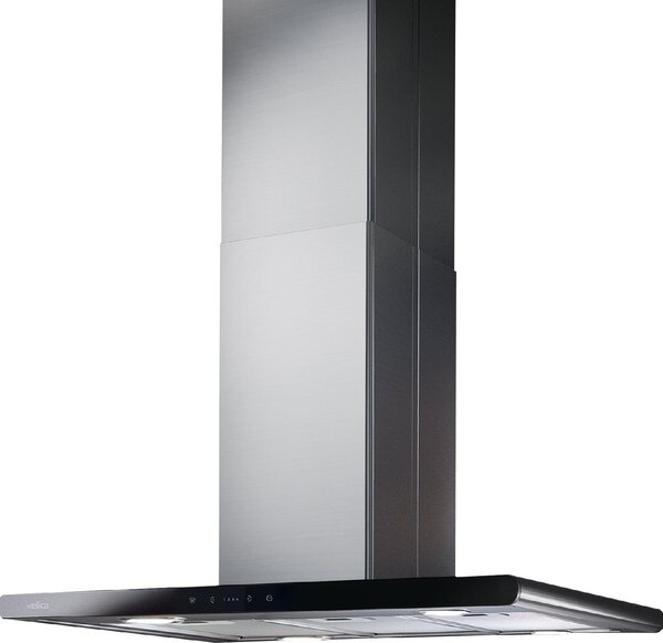 Elica Cappa Cucina Aspirante Isola Larghezza 90 cm Profondit 45 cm colore Nero / Acciaio - PRF0017852 GALAXY ISLAND BLIX/A/90x45