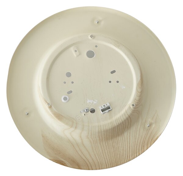 Plafoniera classica naturale con vetro bianco - Mesiac