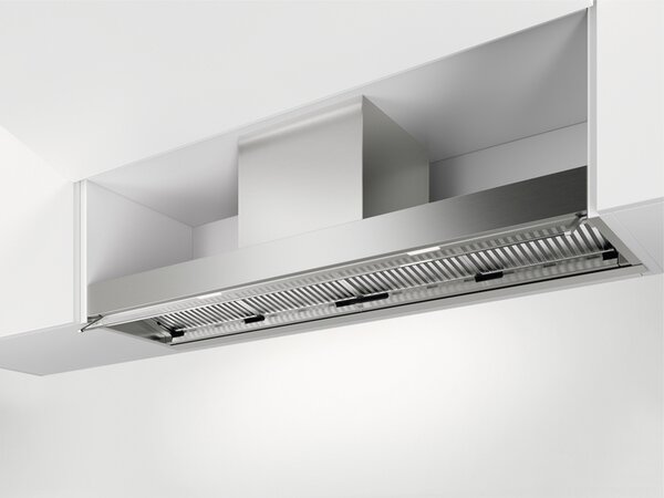 Electrolux Cappa Cucina Aspirante Sottopensile Incasso Classe A+ Larghezza 120 cm colore Inox Serie 600 - KFEC12X