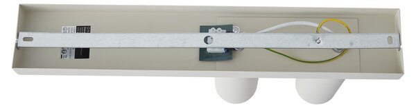Faretto da soffitto moderno beige 2 luci regolabile - Renna