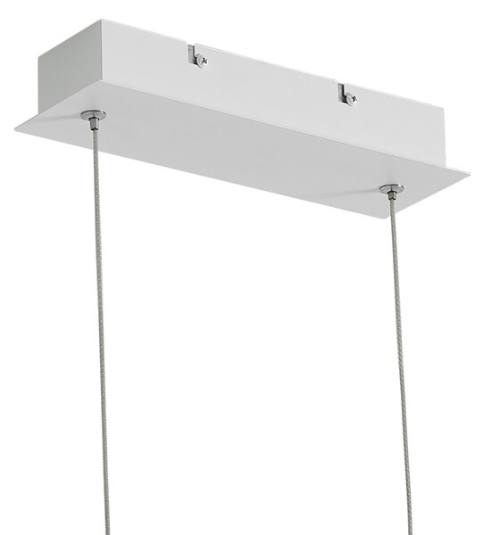 Lampada a sospensione bianca con LED dimmerabile a 3 livelli 2700-4000K con dip switch - Keane