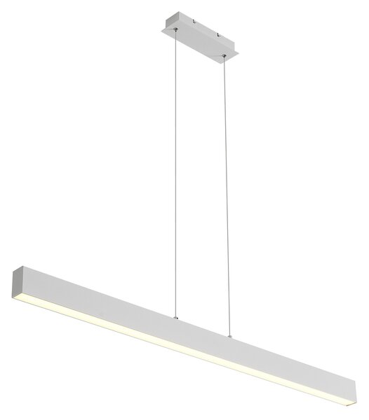 Lampada a sospensione bianca con LED dimmerabile a 3 livelli 2700-4000K con dip switch - Keane
