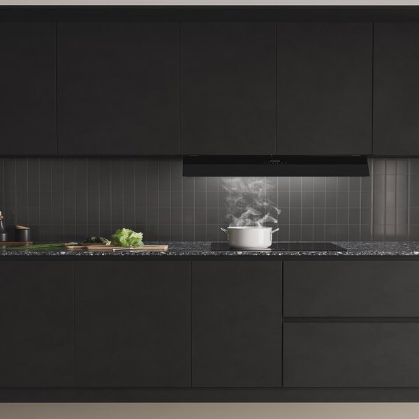 Silverline Cappa Cucina Aspirante Sottopensile Incasso Larghezza 120 cm Profondit 35 cm Anticondensa Classe A colore Nero - 3129.2.733.27 INSIDE C