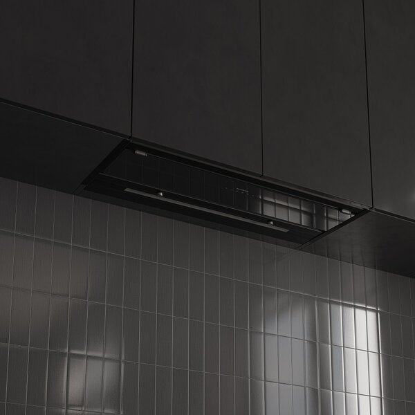 Silverline Cappa Cucina Aspirante/Filtrante Incasso Integrata Larghezza 90 cm Profondit 35 cm Classe A colore Nero - 3129.9.733.38 Inside Core Pure