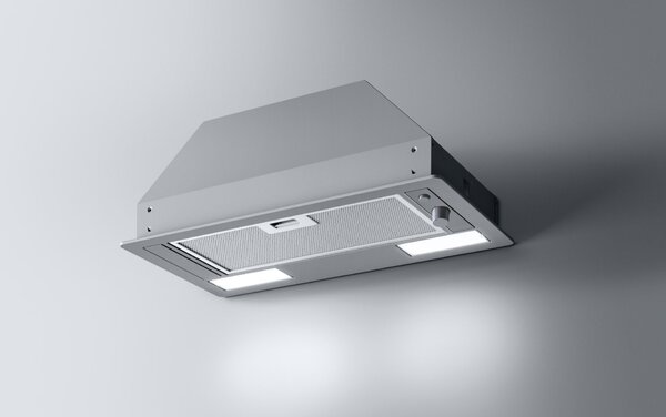 Airforce Cappa Cucina Aspirante Sottopensile Incasso Larghezza 52 cm Classe B colore Acciaio Inox - AF000036 Invisia IX/A/52