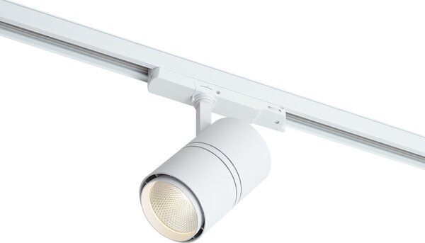 Faretto moderno bianco per binario trifase con LED - 3-Phase Ruler
