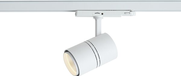 Faretto moderno bianco per binario trifase con LED - 3-Phase Ruler